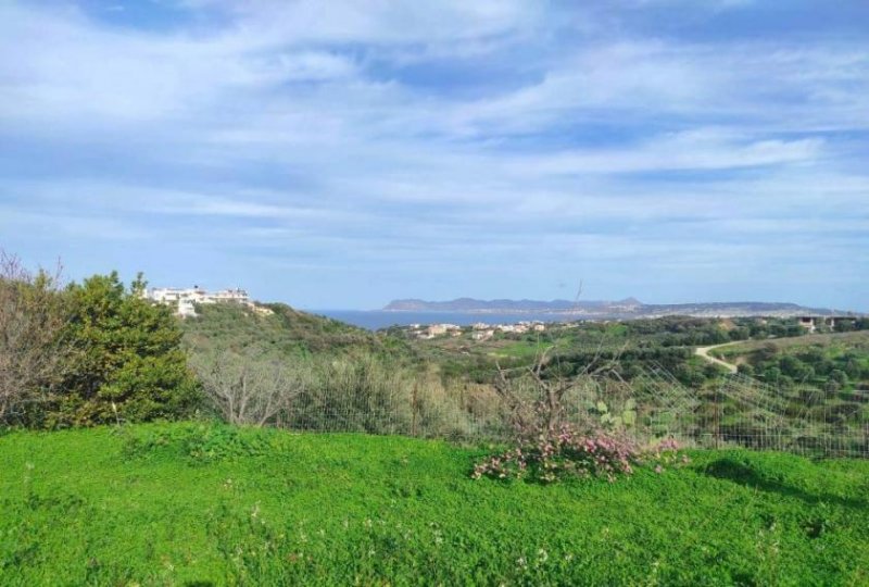 Stalos Kreta, Stalos: Grundstück mit Meerblick zu verkaufen Grundstück kaufen